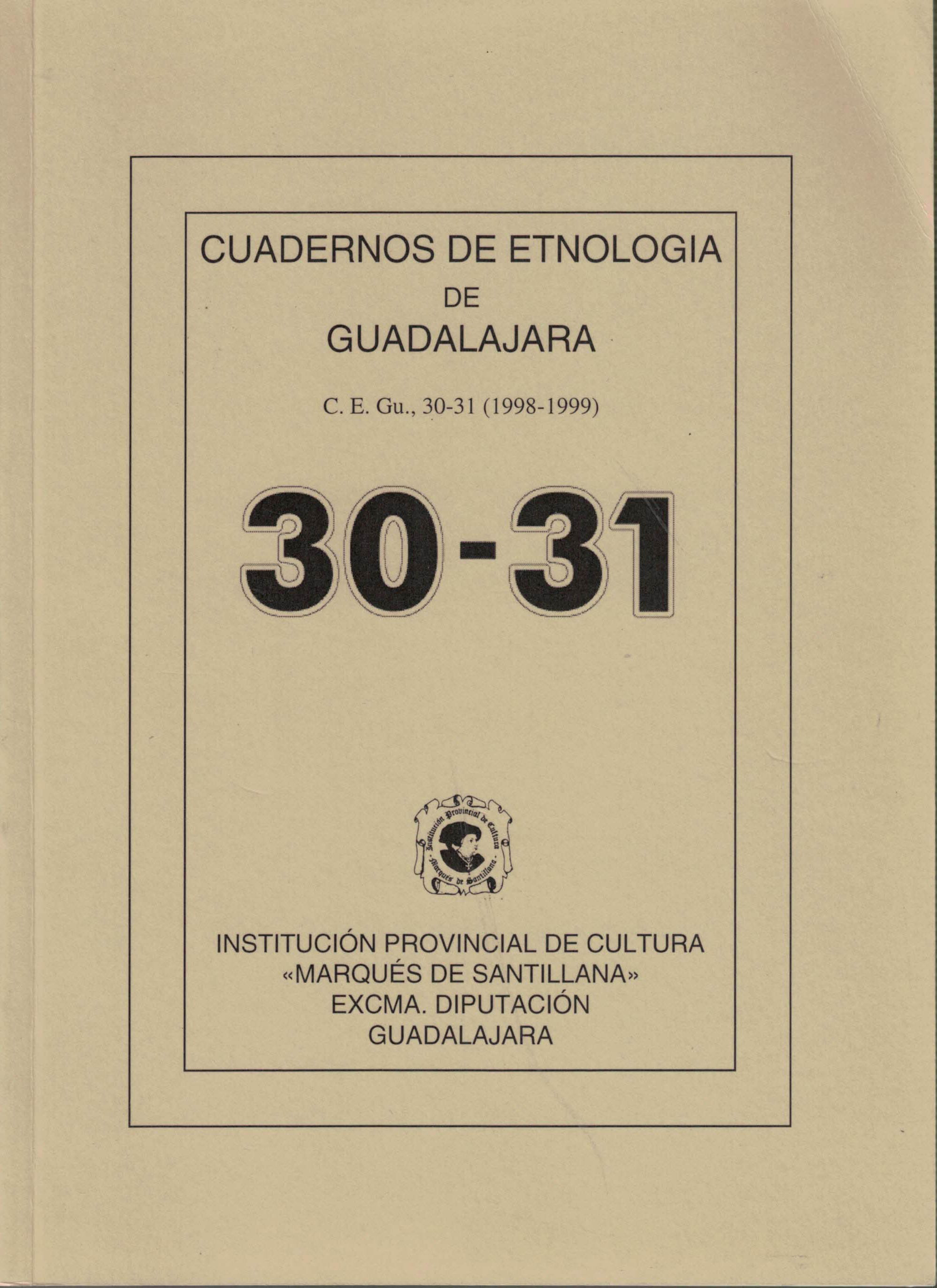 Cuadernos de Etnologia de Guadalajara 30-31